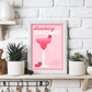 Strawberry Daiquiri Print