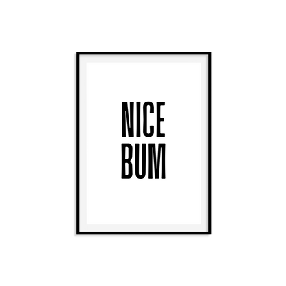 Nice Bum Print