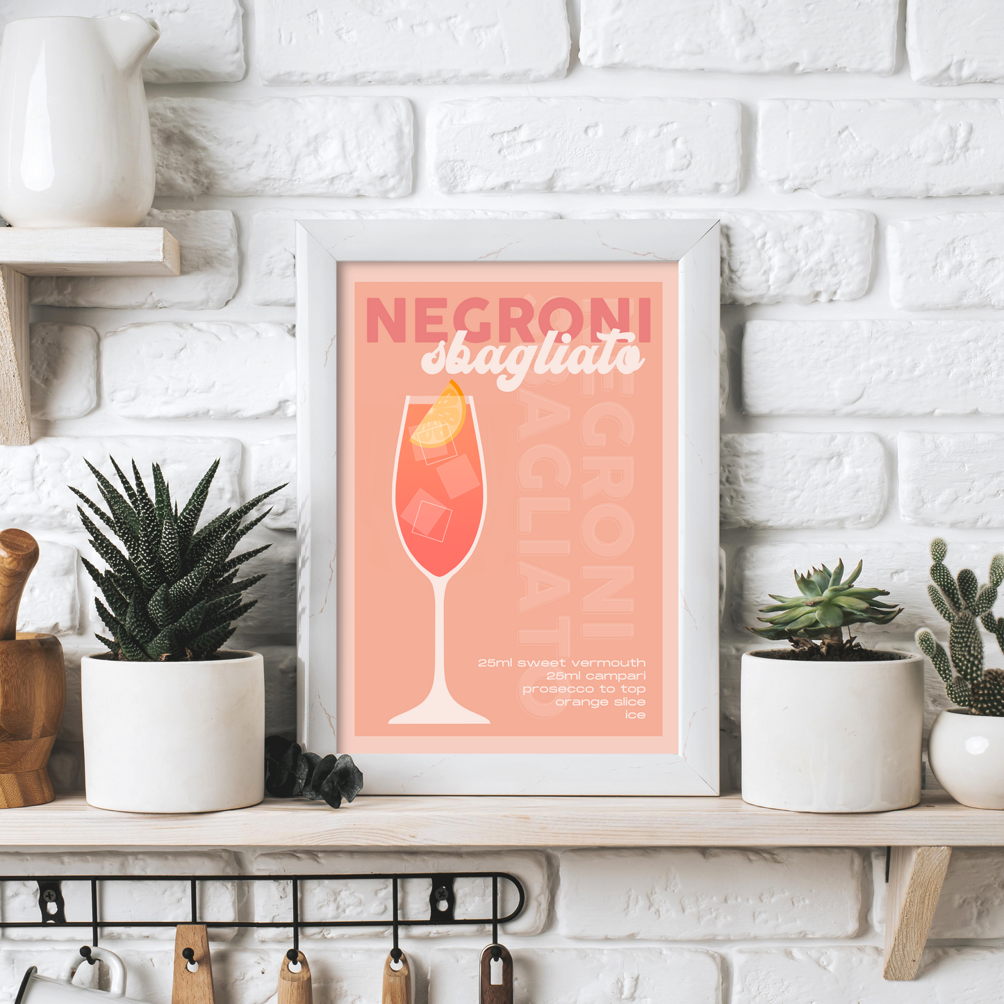 Negroni Sbagliato Print