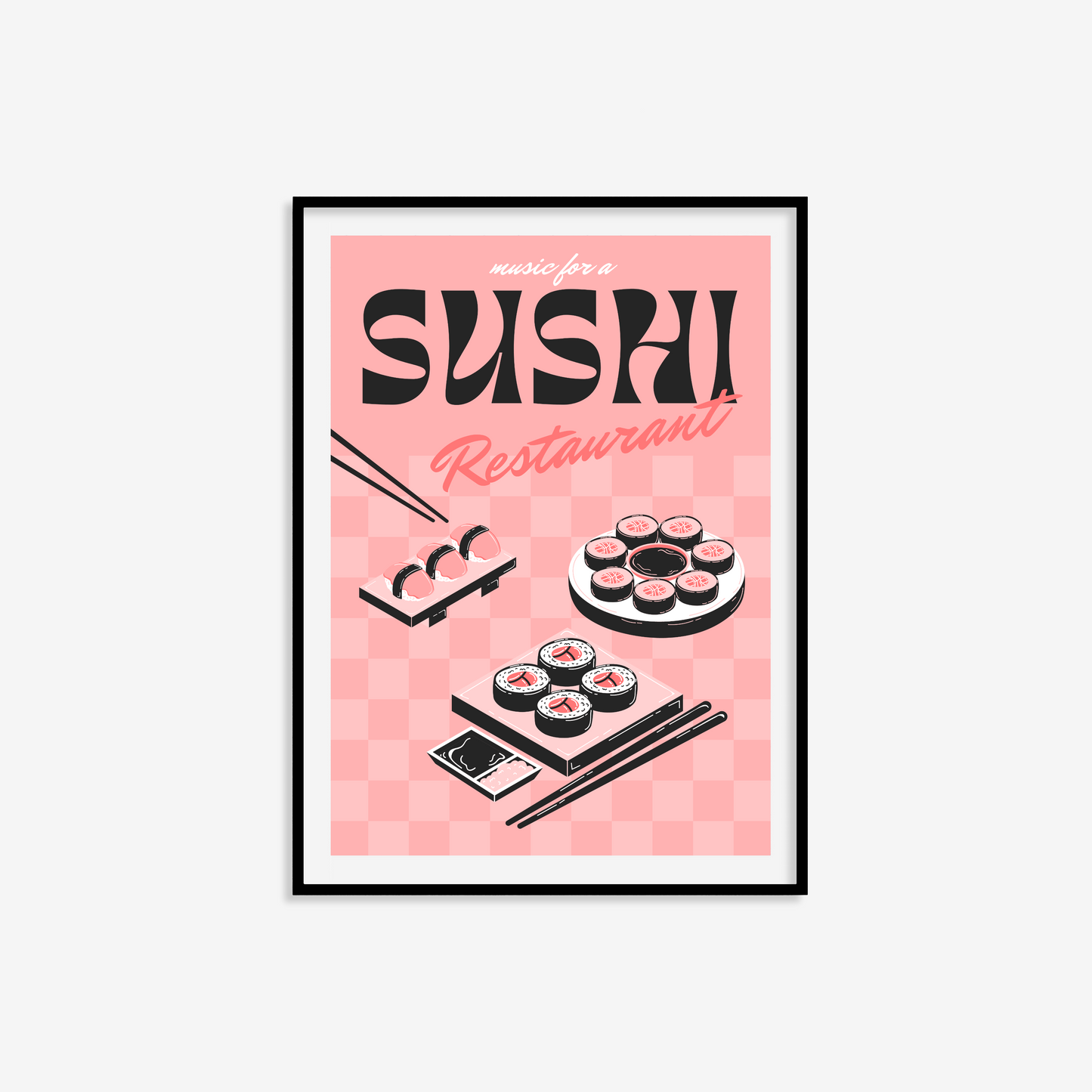 Music For A Sushi Restaurant Print