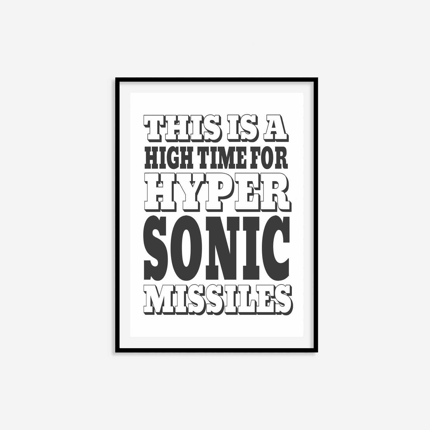 Hypersonic Missiles Print