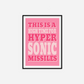 Hypersonic Missiles Print